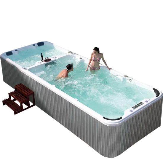 5,8 m Länge, guter Preis, Gartenrahmen, endloser Acryl-Aufstellpool, Whirlpool, Badewanne, Outdoor-Schwimmbad, Spa